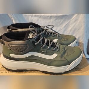 Vans MTE Crosspath Mid Shoes Grape Leaf Green Men Size 12  New No Box Top